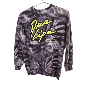Retro Tie Dye Oversized 10/12 Youth Women’s XS Hip Hop Band Tour Sweatshirt
